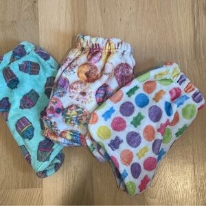 Colorful Fun Kids' Patterned Fleece pijama shorts